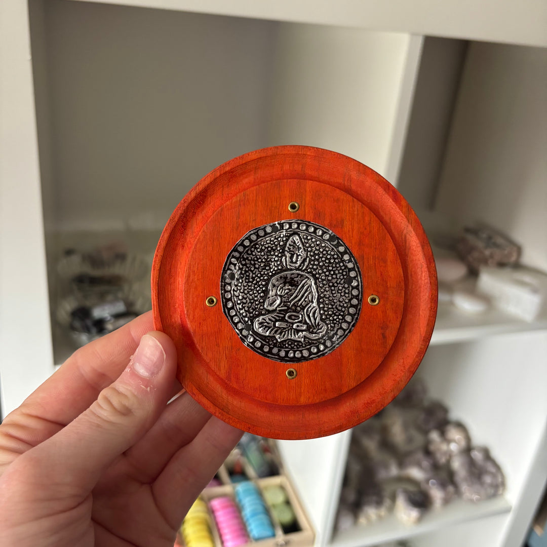 Buddha Incense Stick Holder - Orange