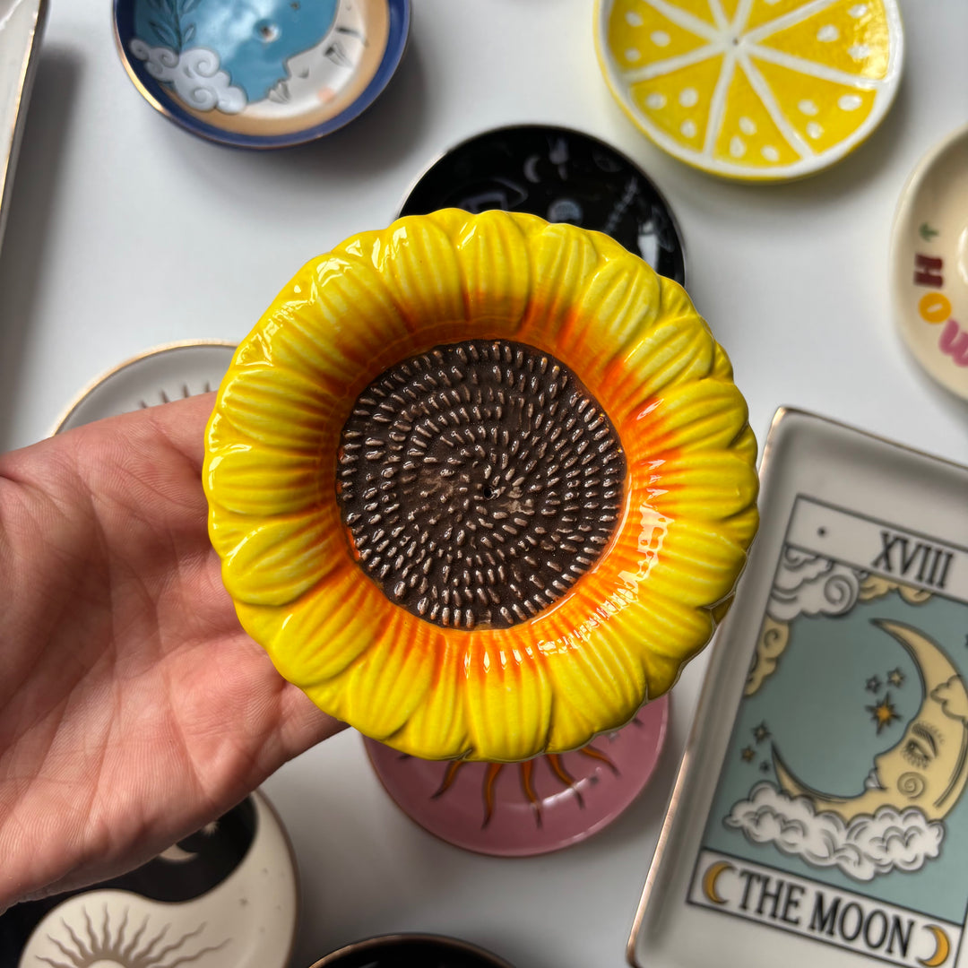 Sunflower Incense Stick Holder