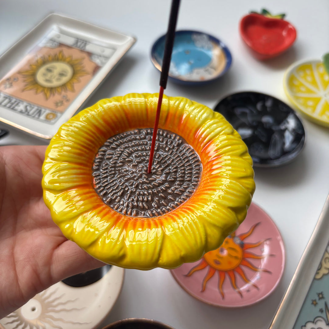 Sunflower Incense Stick Holder