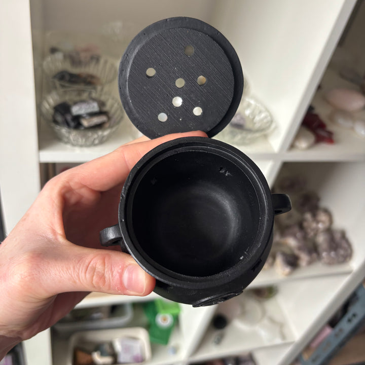 Pentagram Cauldron Incense Cone Burner