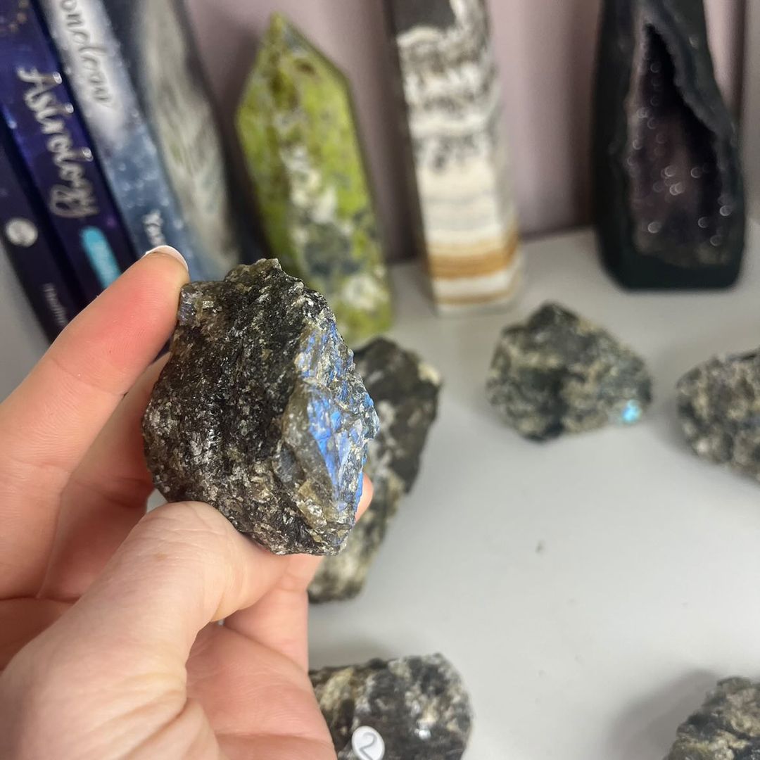 Large Raw Labradorite - Transformation