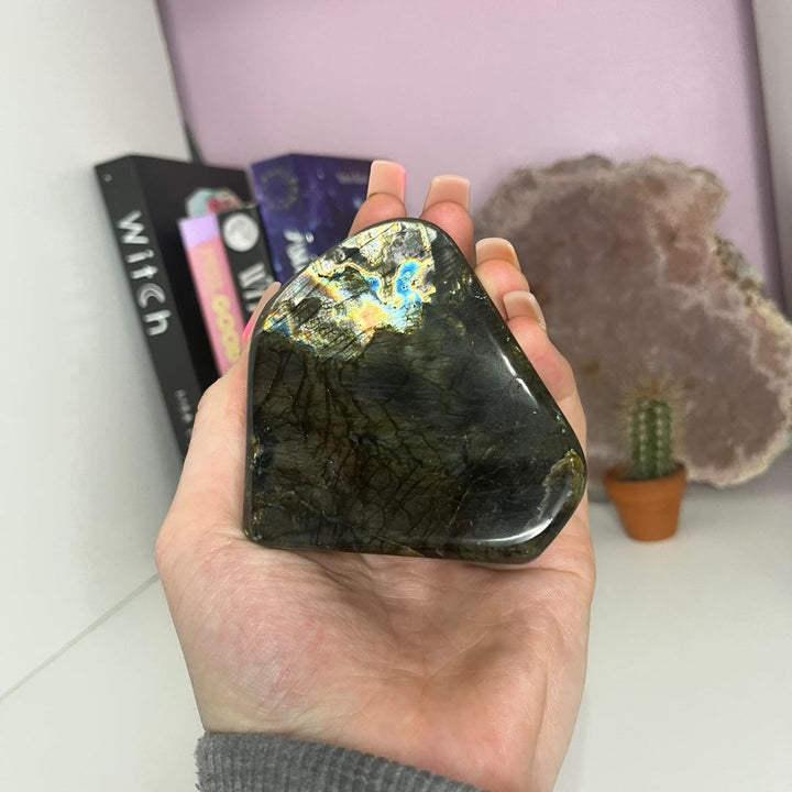 A Grade Labradorite Polished Freeform 8 - Transformation