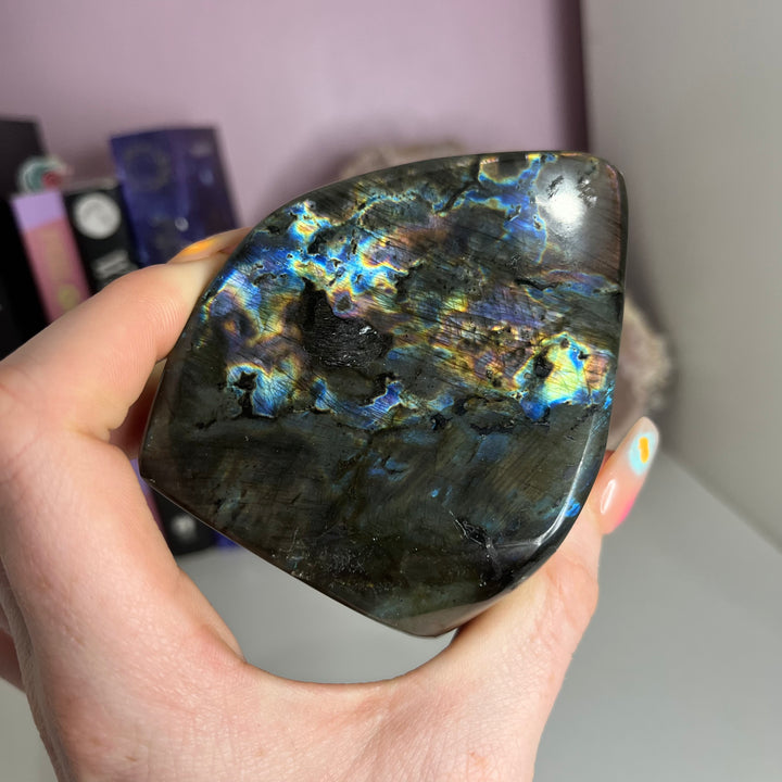 A Grade Labradorite Polished Freeform - Transformation