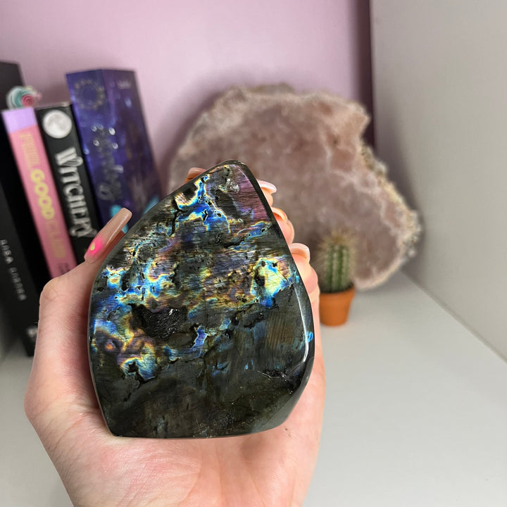 A Grade Labradorite Polished Freeform - Transformation