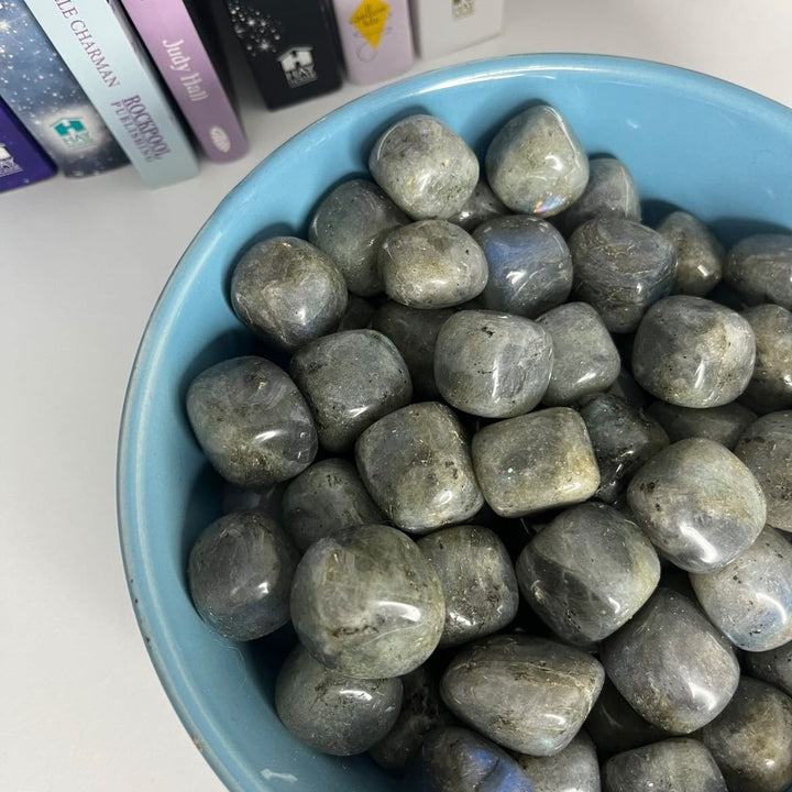 Labradorite tumbles - Transformation