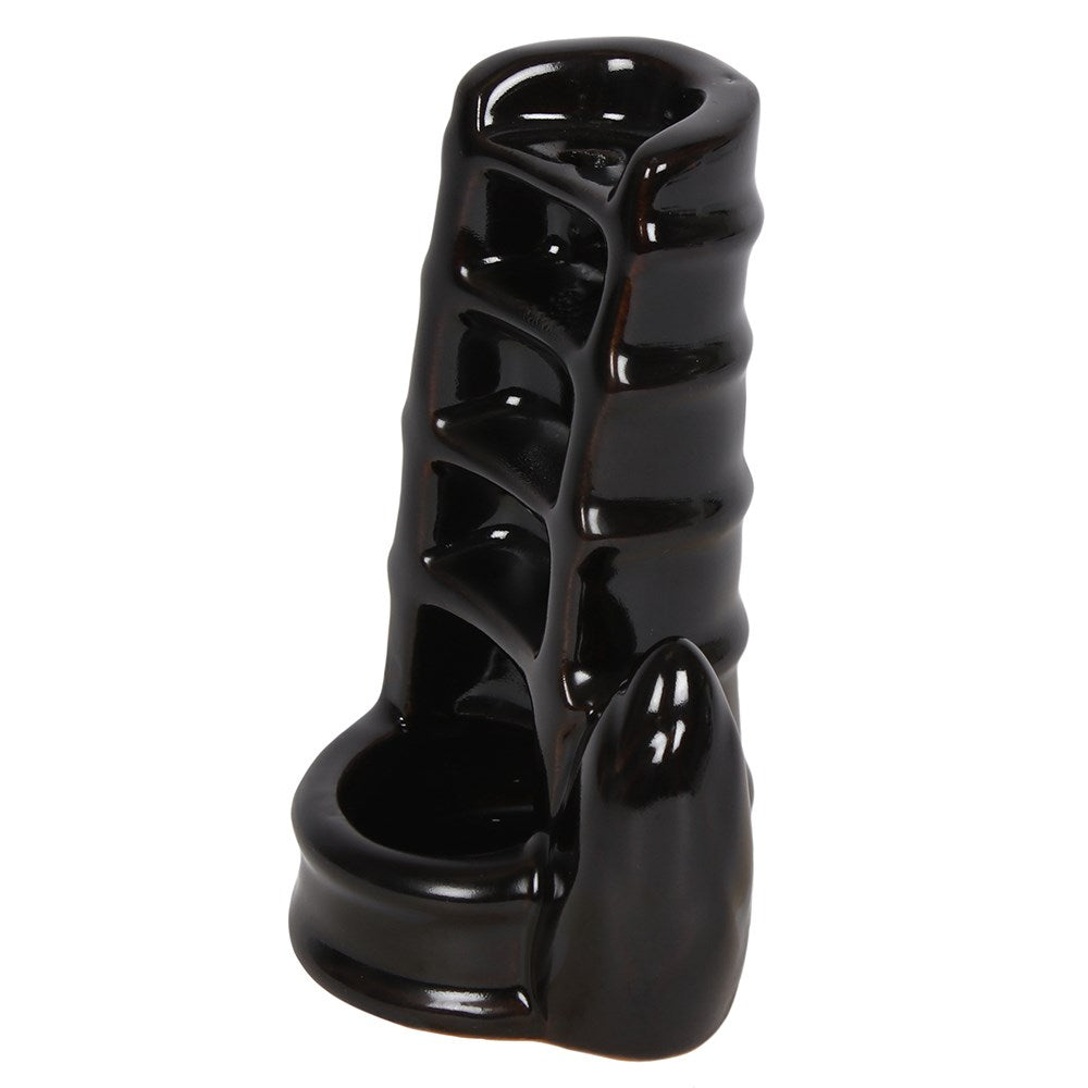 Split Bamboo Fountain Backflow Incense Cone Burner