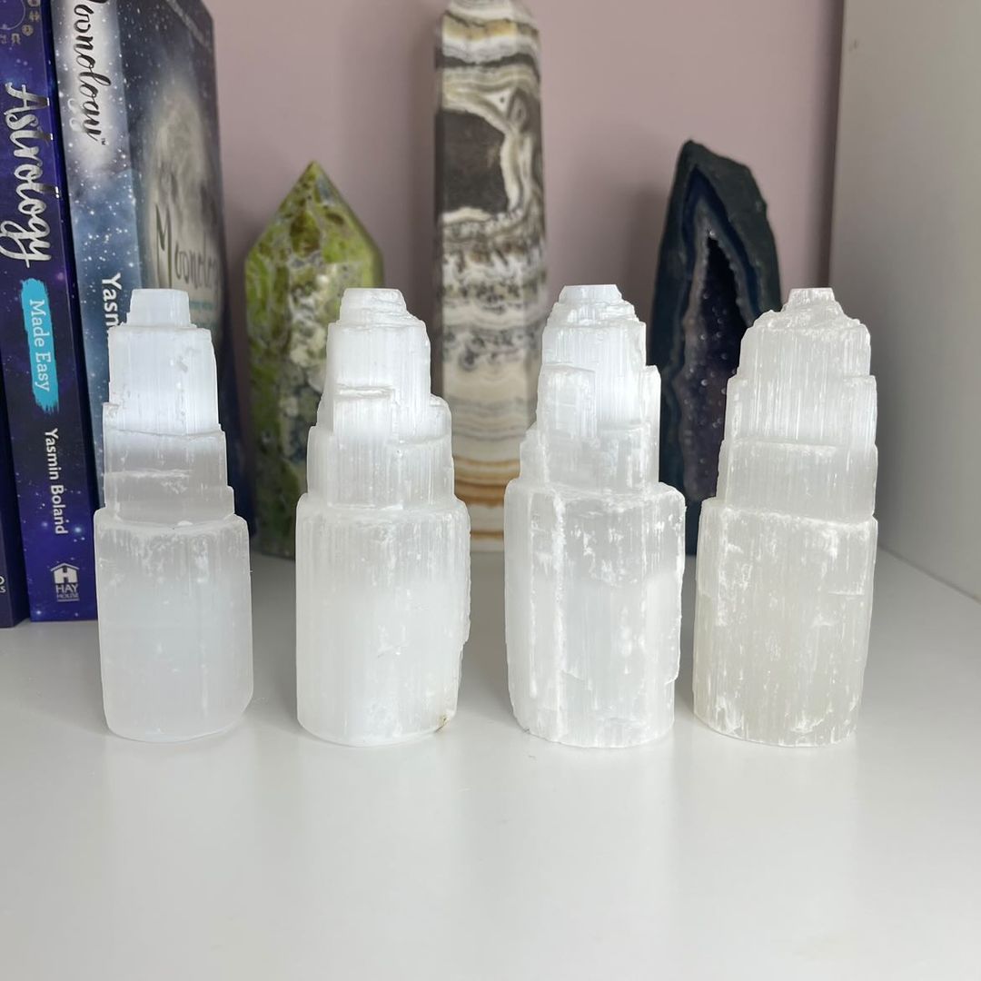 Selenite Tower - Medium