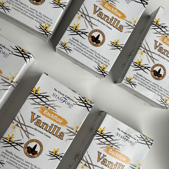 Stamford Backflow Incense Cones - Vanilla