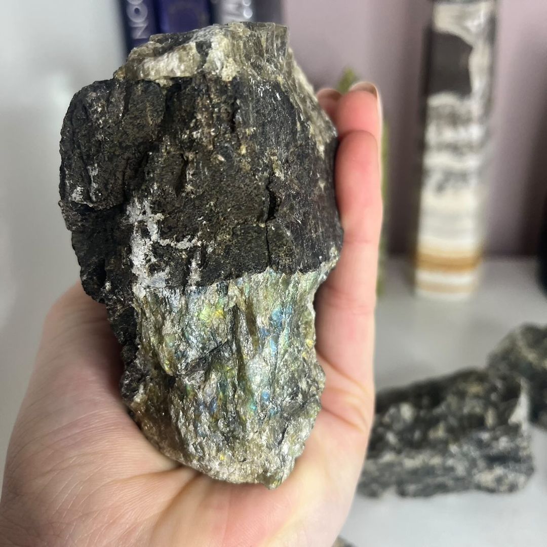 Large Raw Labradorite - Transformation