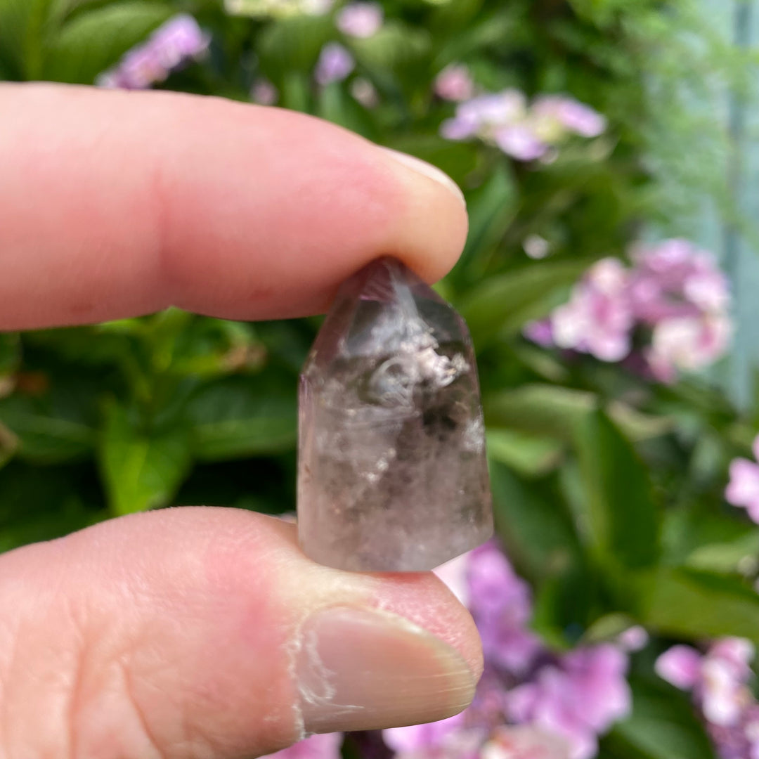 Small Smoky Quartz Pointed Tower – Grounding &amp; Protection