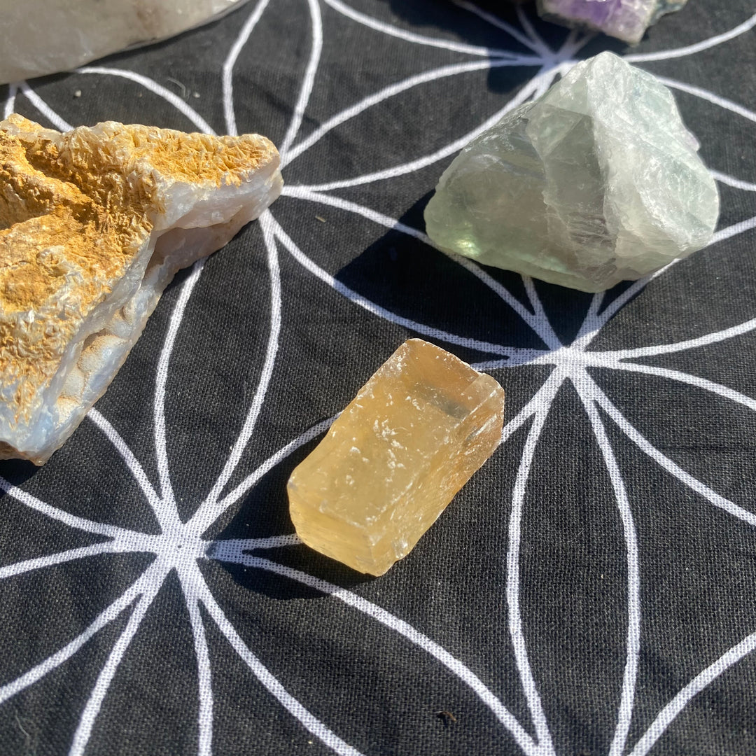 Amethyst, Citrine, Fluorite, Clear Quartz Crystal Collection - Confidence &amp; Peace