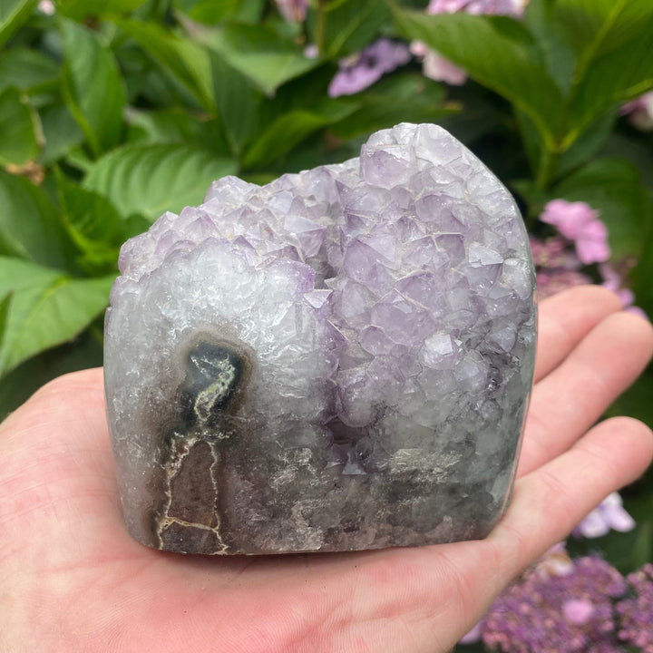 Amethyst Cut Base Freeform Crystal – Soft Calm Energy