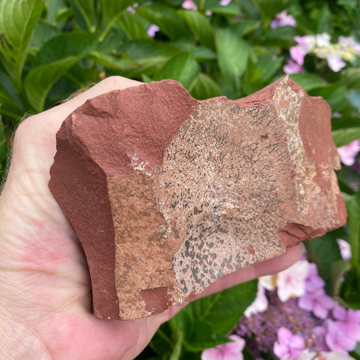 Large Raw Red Jasper Crystal – Strength &amp; Grounding Energy