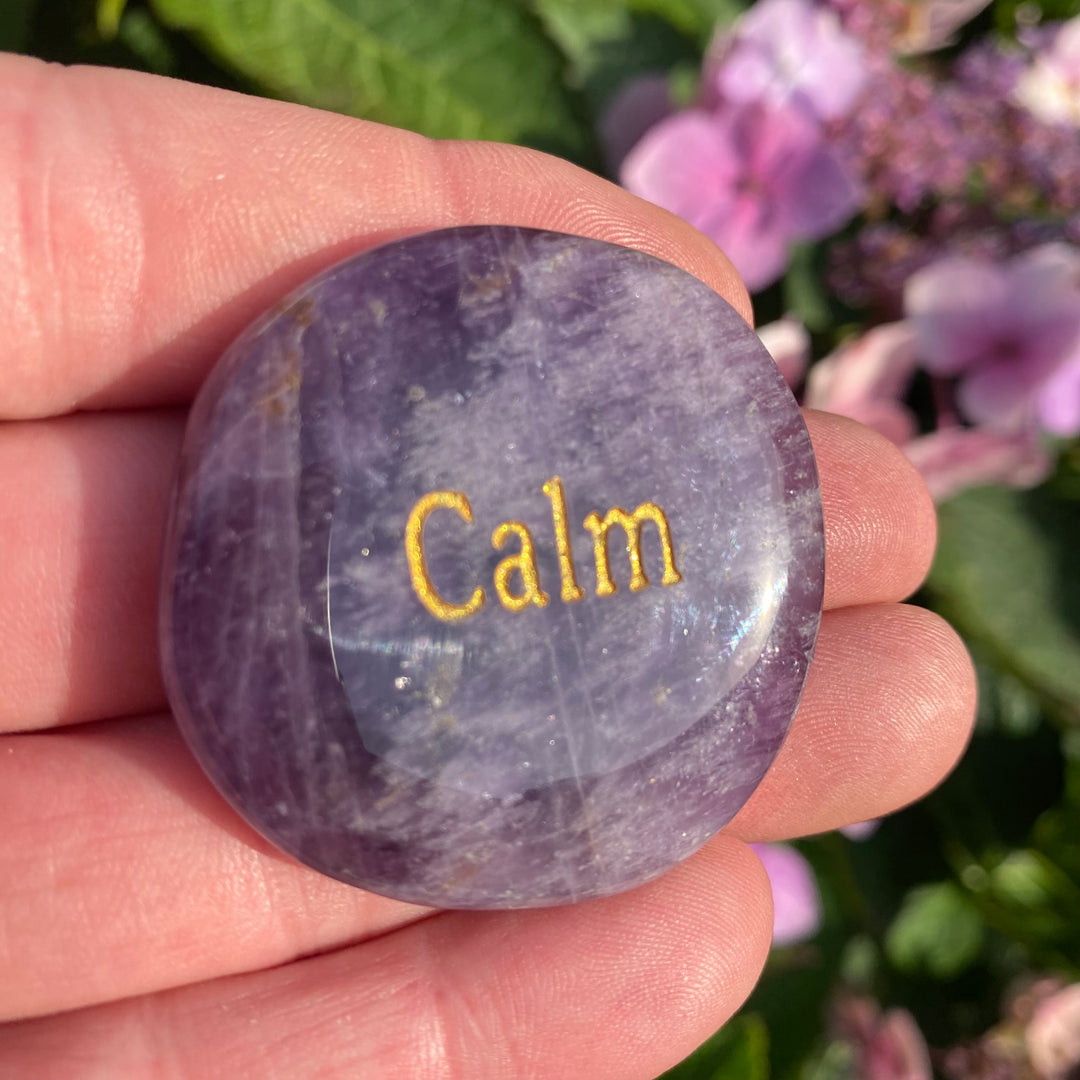 Dream Amethyst “CALM” Smoothstone – Calm &amp; Peace