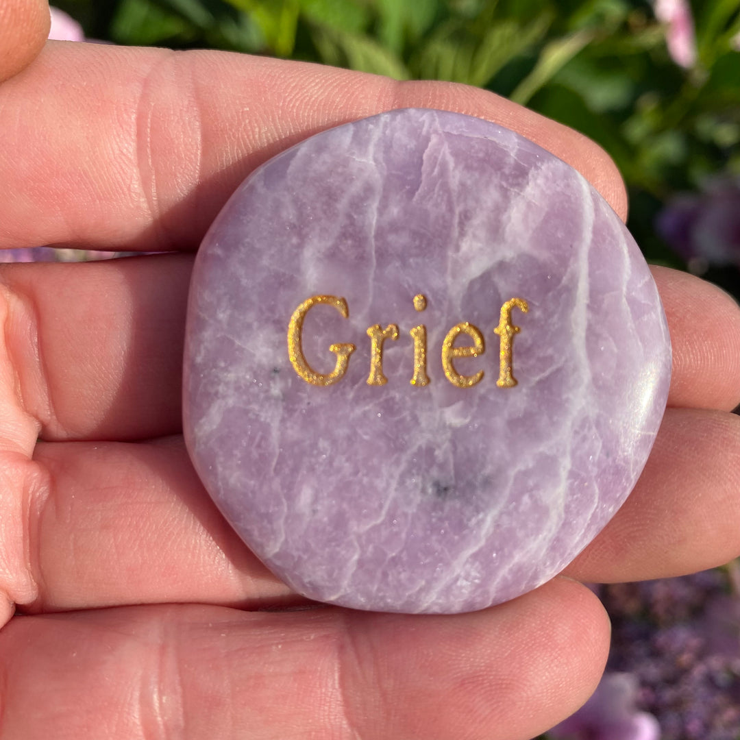Lepidolite "Grief" Smoothstone – Comfort &amp; Emotional Ease