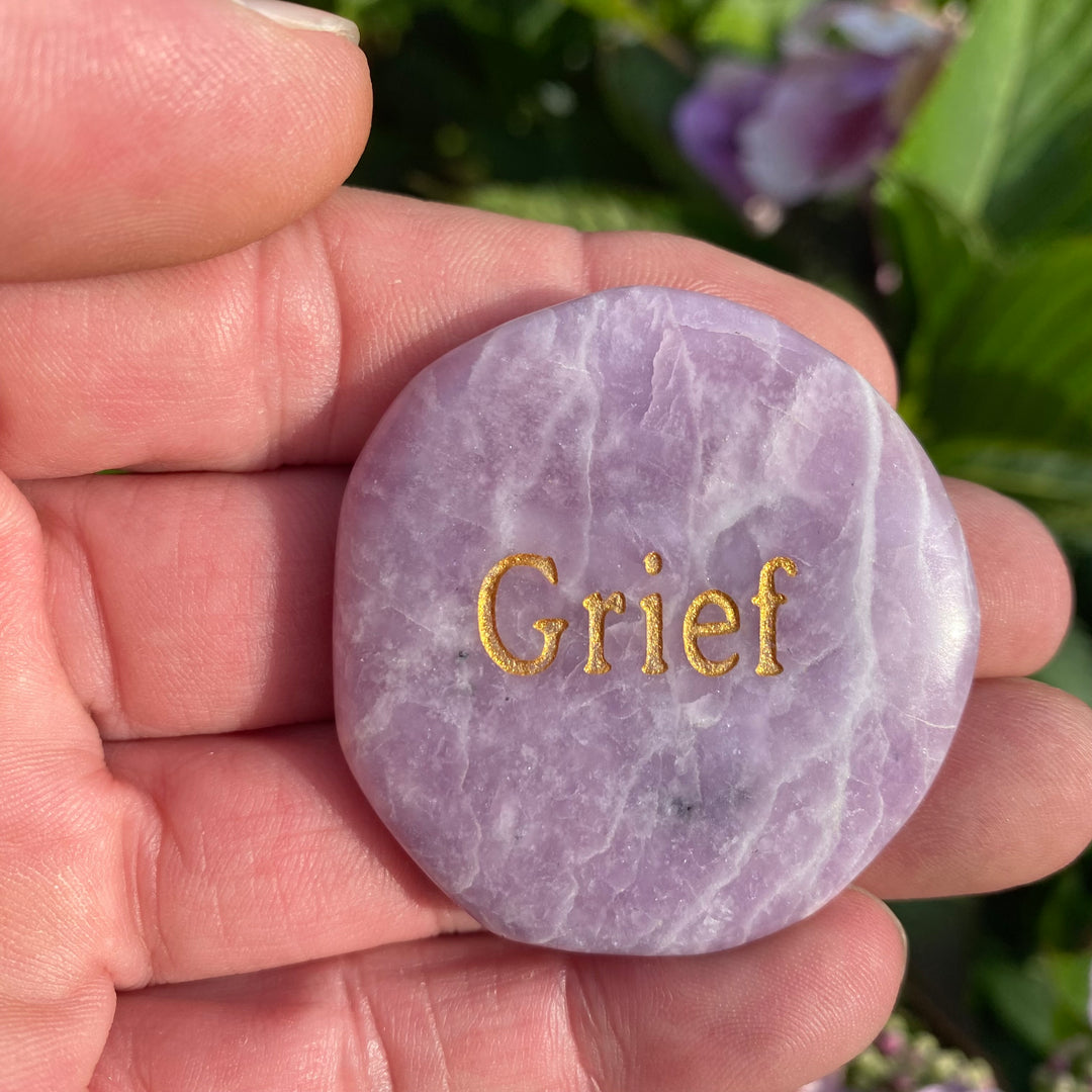 Lepidolite "Grief" Smoothstone – Comfort &amp; Emotional Ease