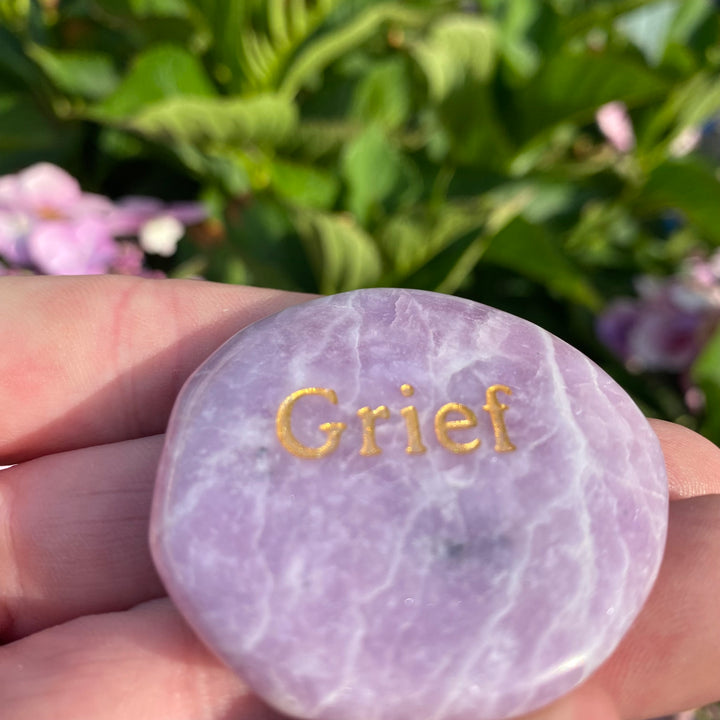 Lepidolite "Grief" Smoothstone – Comfort &amp; Emotional Ease