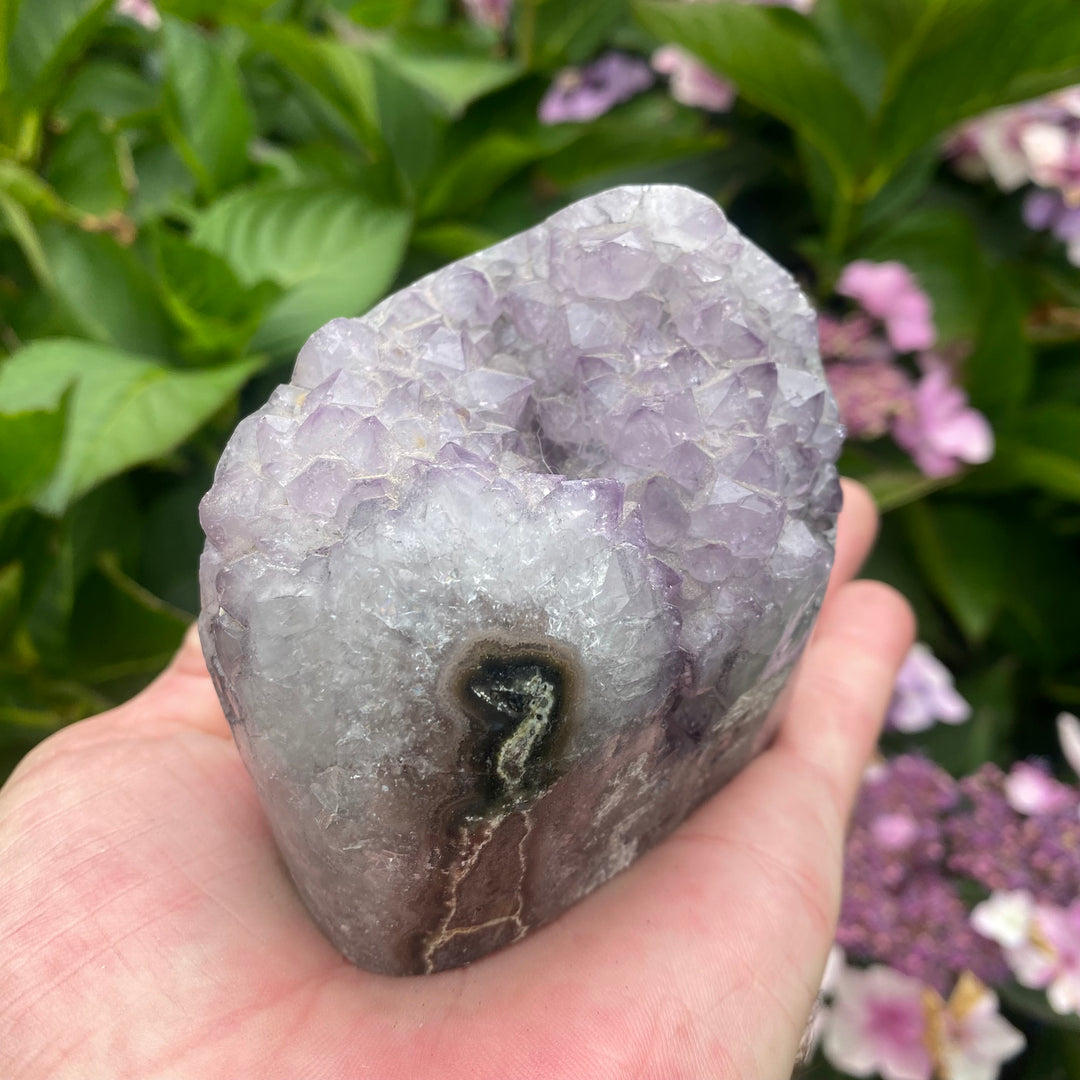 Amethyst Cut Base Freeform Crystal – Soft Calm Energy