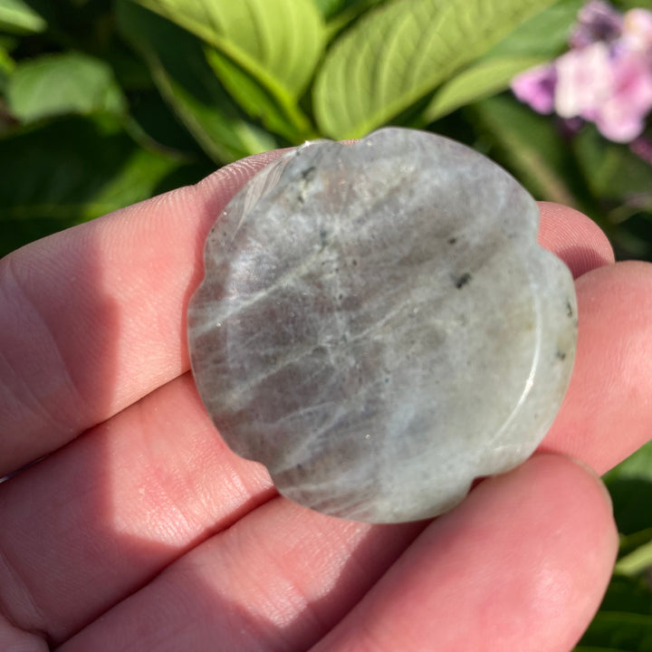 Labradorite Flower Worry Stone – Magic &amp; Transformation