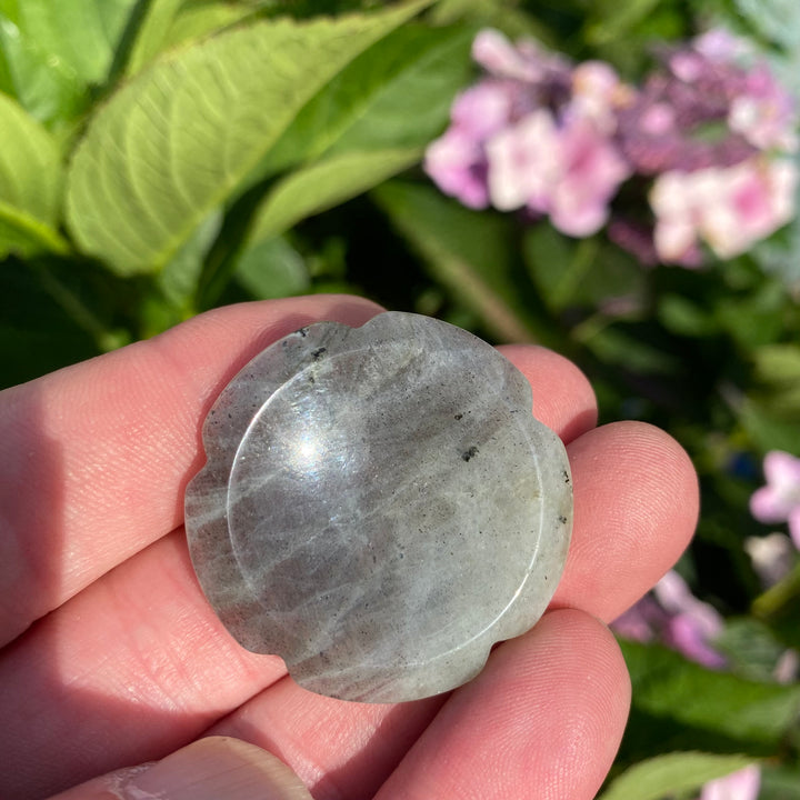 Labradorite Flower Worry Stone – Magic &amp; Transformation