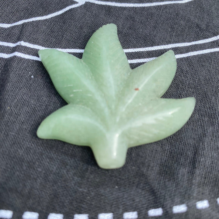 The Quirky Corner - Green Aventuine Carved Leaf – Growth &amp; Optimism