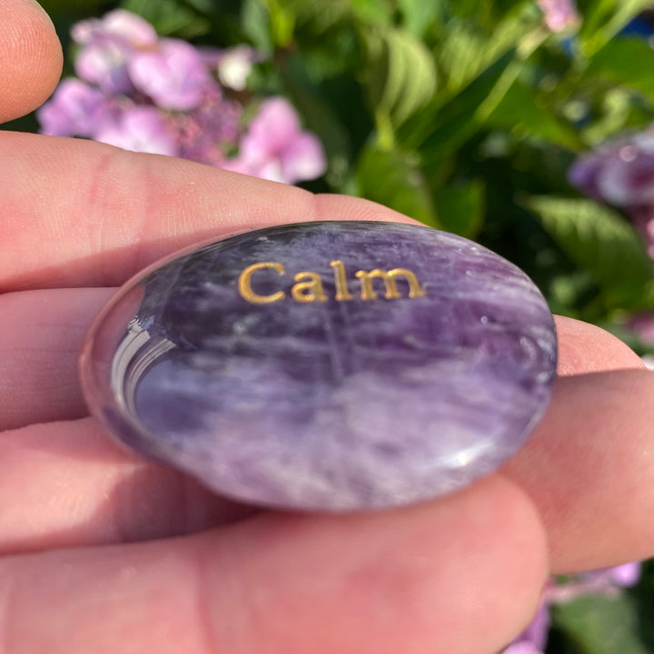 Dream Amethyst “CALM” Smoothstone – Calm &amp; Peace