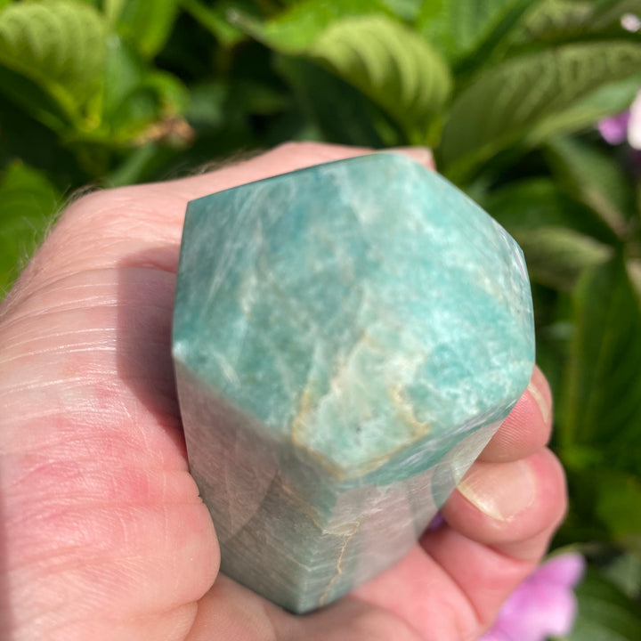 Green Amazonite Crystal Tower – Truth &amp; Calm Communication