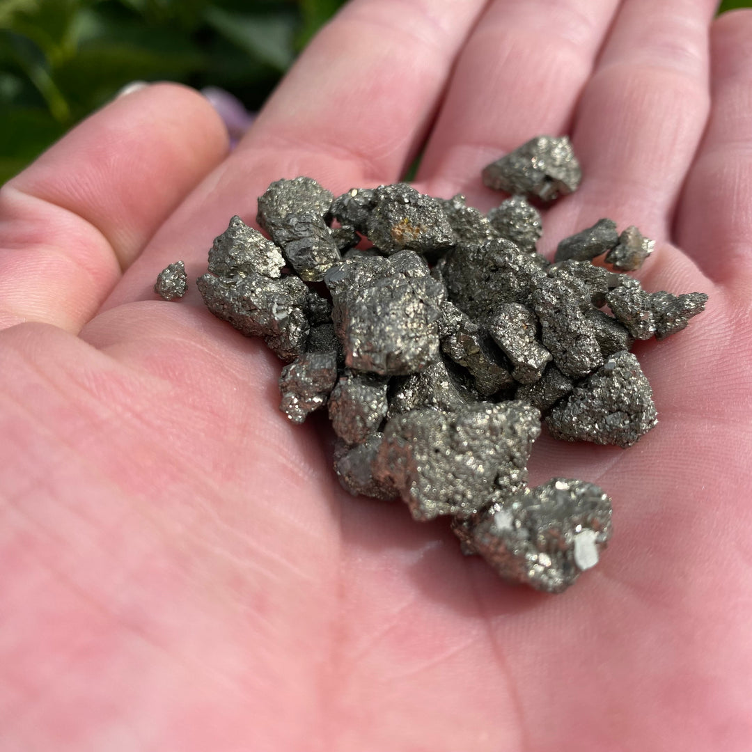 20g Raw Pyrite Chips – Confidence &amp; Abundance