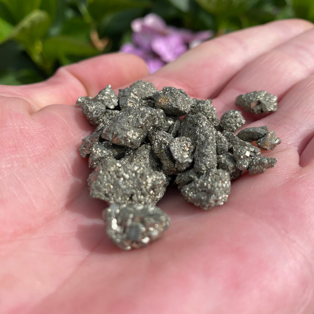 20g Raw Pyrite Chips – Confidence &amp; Abundance
