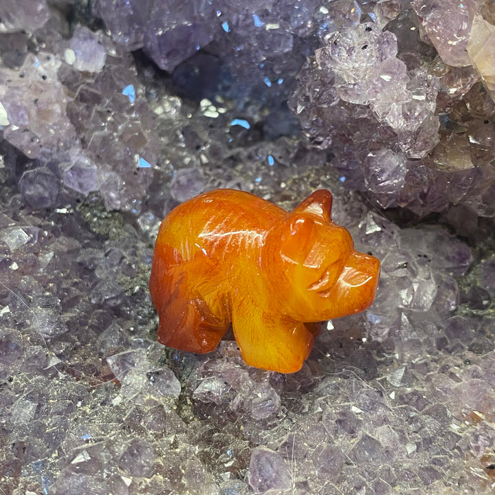 Carnelian Pig Carving — Warm Vitality &amp; Gentle Motivating Energy