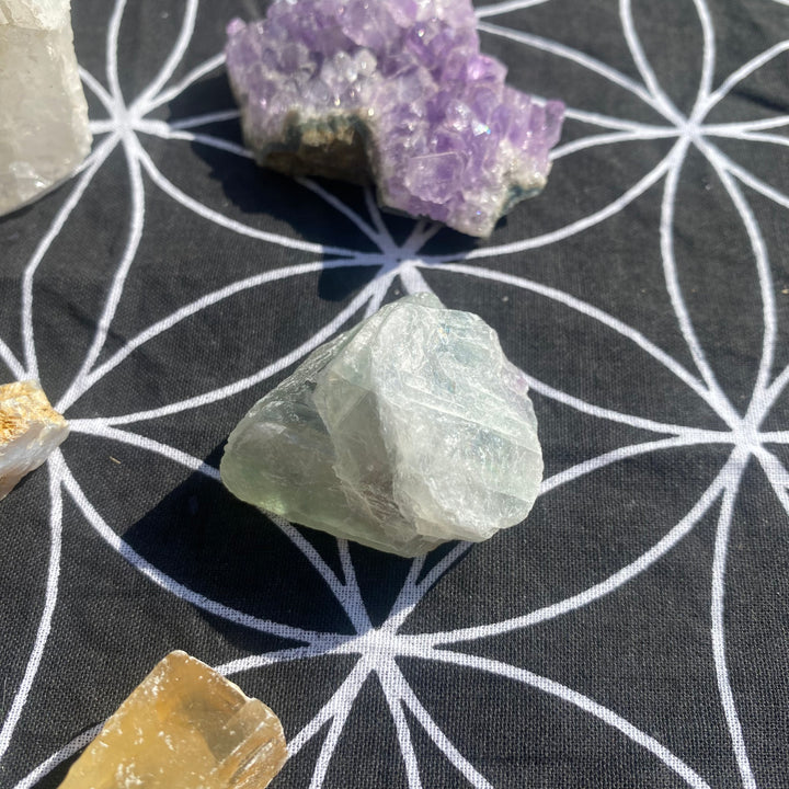 Amethyst, Citrine, Fluorite, Clear Quartz Crystal Collection - Confidence &amp; Peace