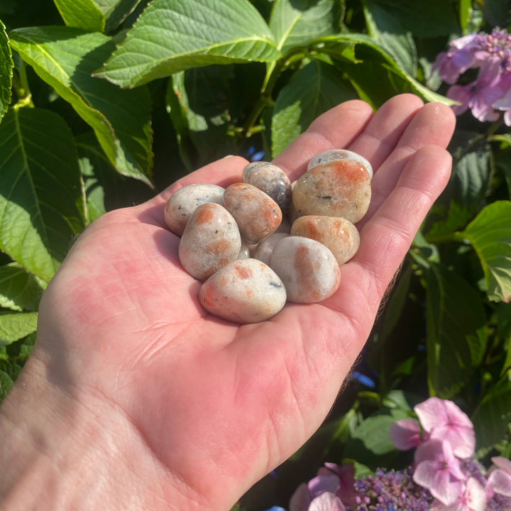 Sunstone Crystals Tumble Stones – Joy, Confidence &amp; Warm Energy