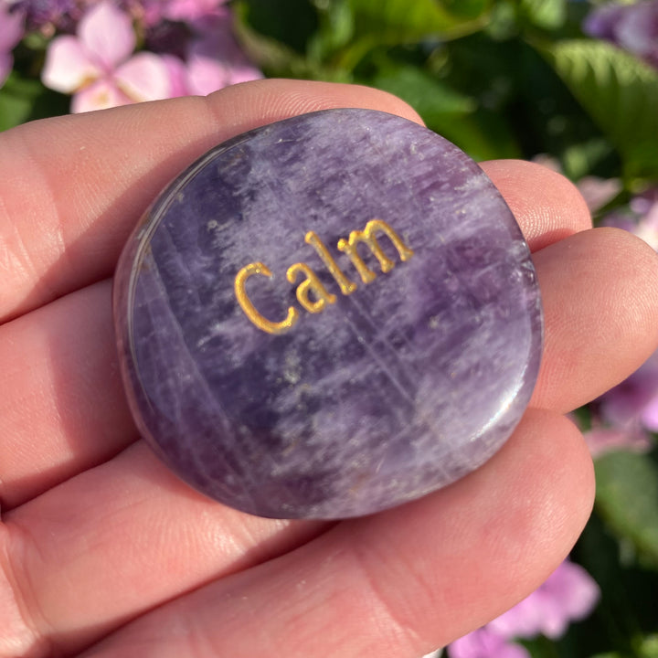 Dream Amethyst “CALM” Smoothstone – Calm &amp; Peace