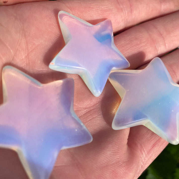 Opalite Star Crystal Carving – Hope &amp; Gentle Light