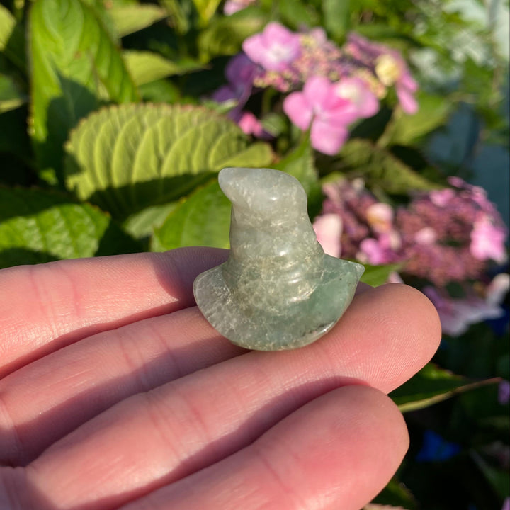 The Quirky Corner - Green Aventurine Witch’s Hat — Perfectly Imperfect &amp; Full of Charm