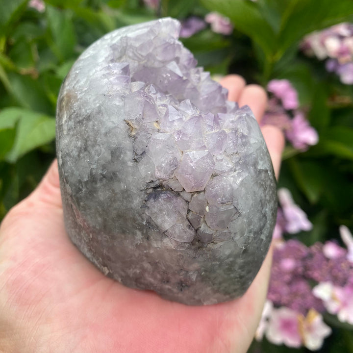 Amethyst Cut Base Freeform Crystal – Soft Calm Energy