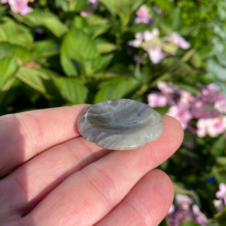 Labradorite Flower Worry Stone – Magic &amp; Transformation