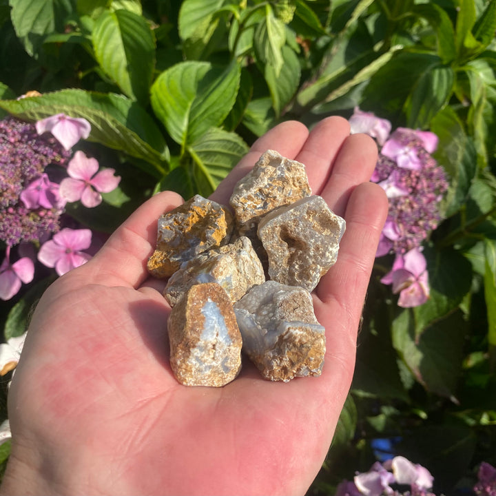 Raw Blue Lace Agate Crystals – Calm &amp; Communication Energy
