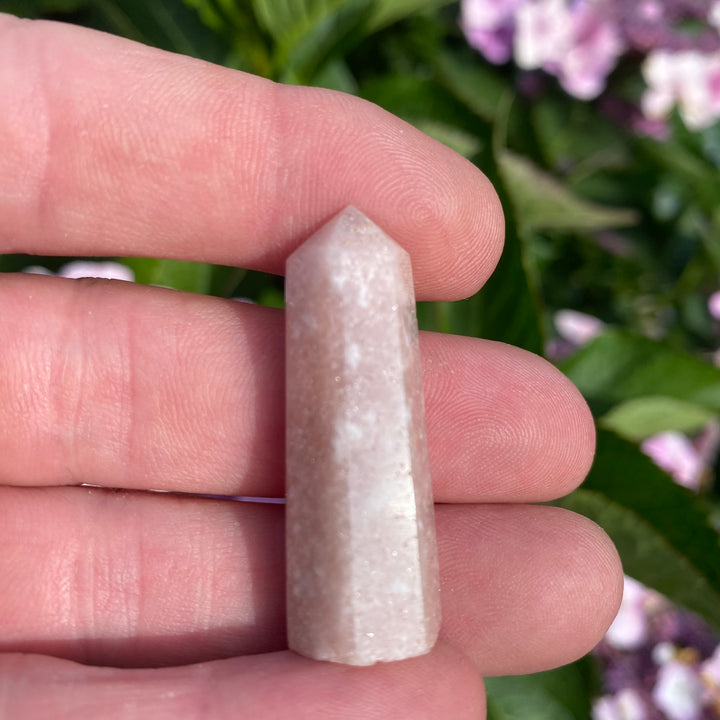 Mini Pink Amethyst Crystal Tower – Calm &amp; Soft Protection