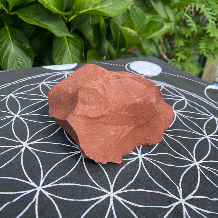Large Raw Red Jasper Crystal – Strength &amp; Grounding Energy