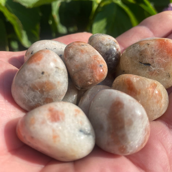 Sunstone Crystals Tumble Stones – Joy, Confidence &amp; Warm Energy