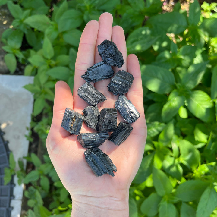 Small Raw Black Tourmaline | Protection &amp; Shield