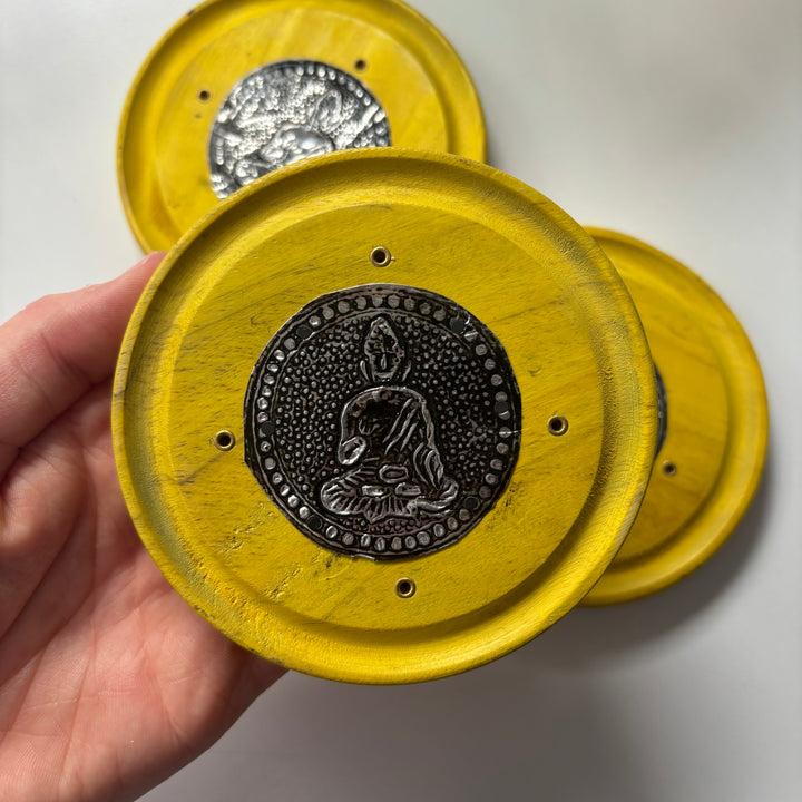 Buddha Incense Stick Holder – Yellow