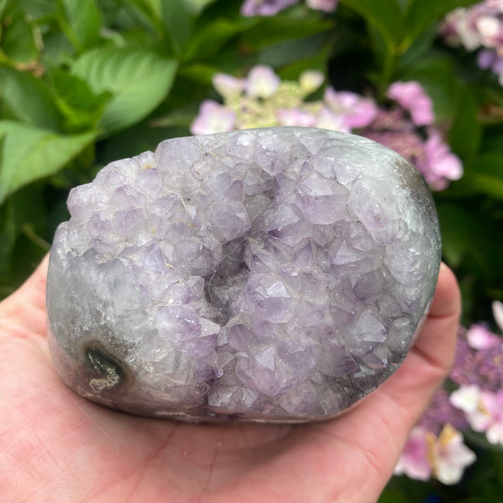 Amethyst Cut Base Freeform Crystal – Soft Calm Energy