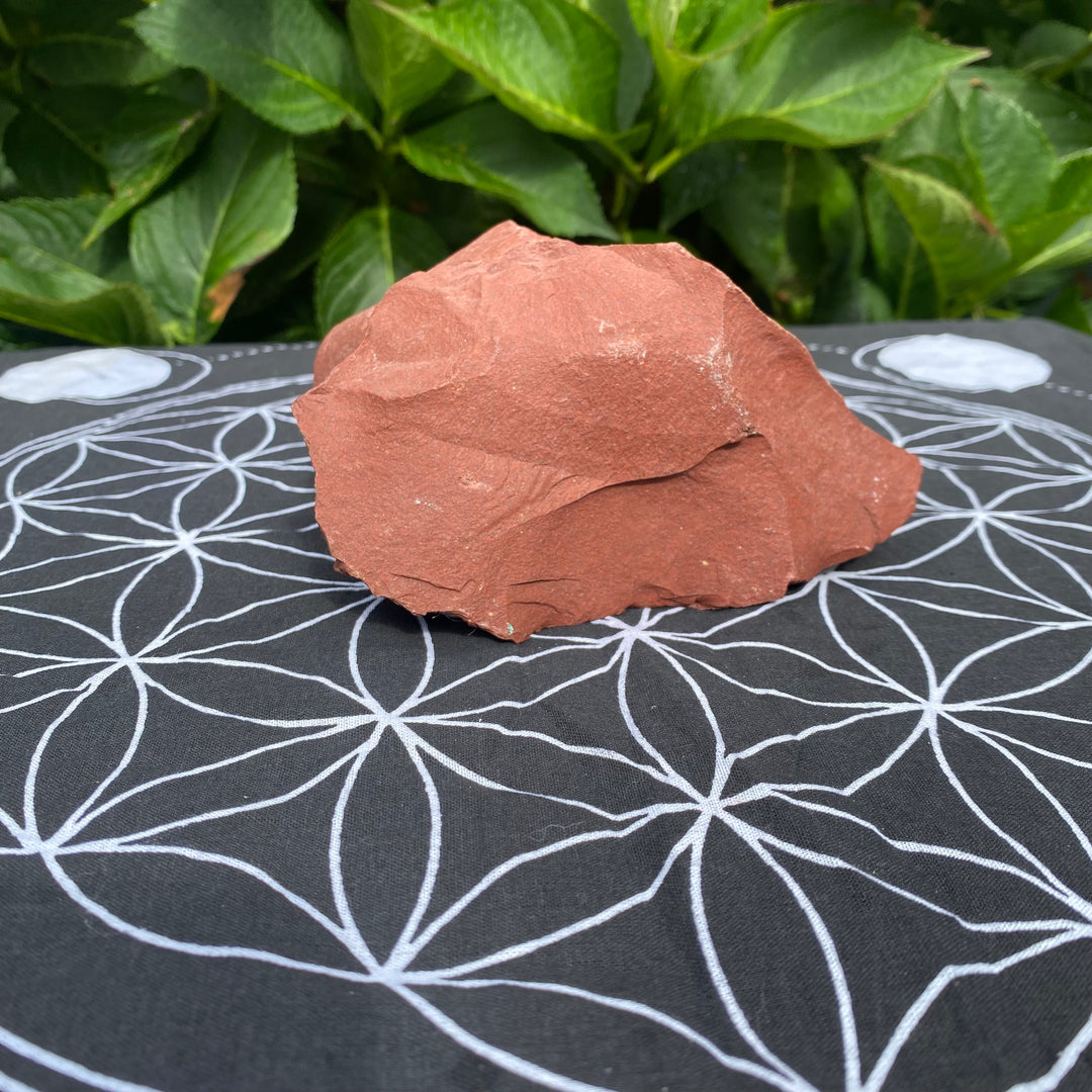 Large Raw Red Jasper Crystal – Strength &amp; Grounding Energy