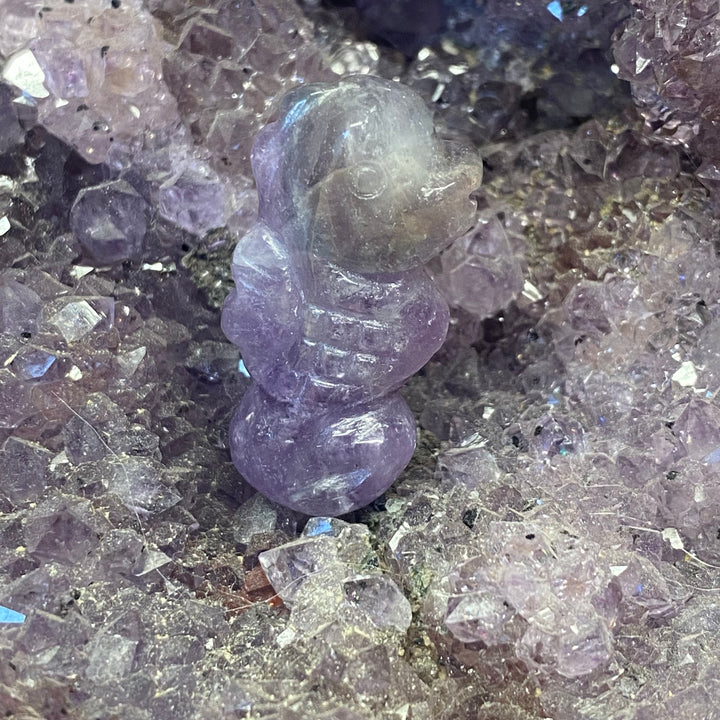 Amethyst Seahorse Carving — Dreamy Calm &amp; Gentle Ocean Energy