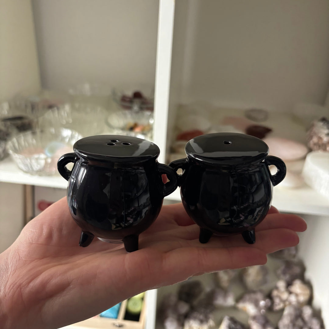 Cauldron Salt & Pepper Set