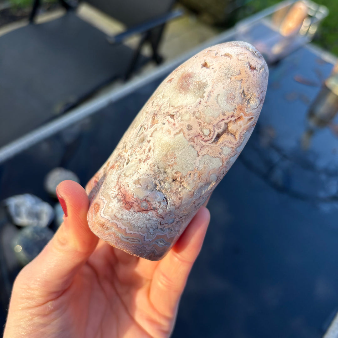 Cotton Candy Agate Freeform Crystal 01