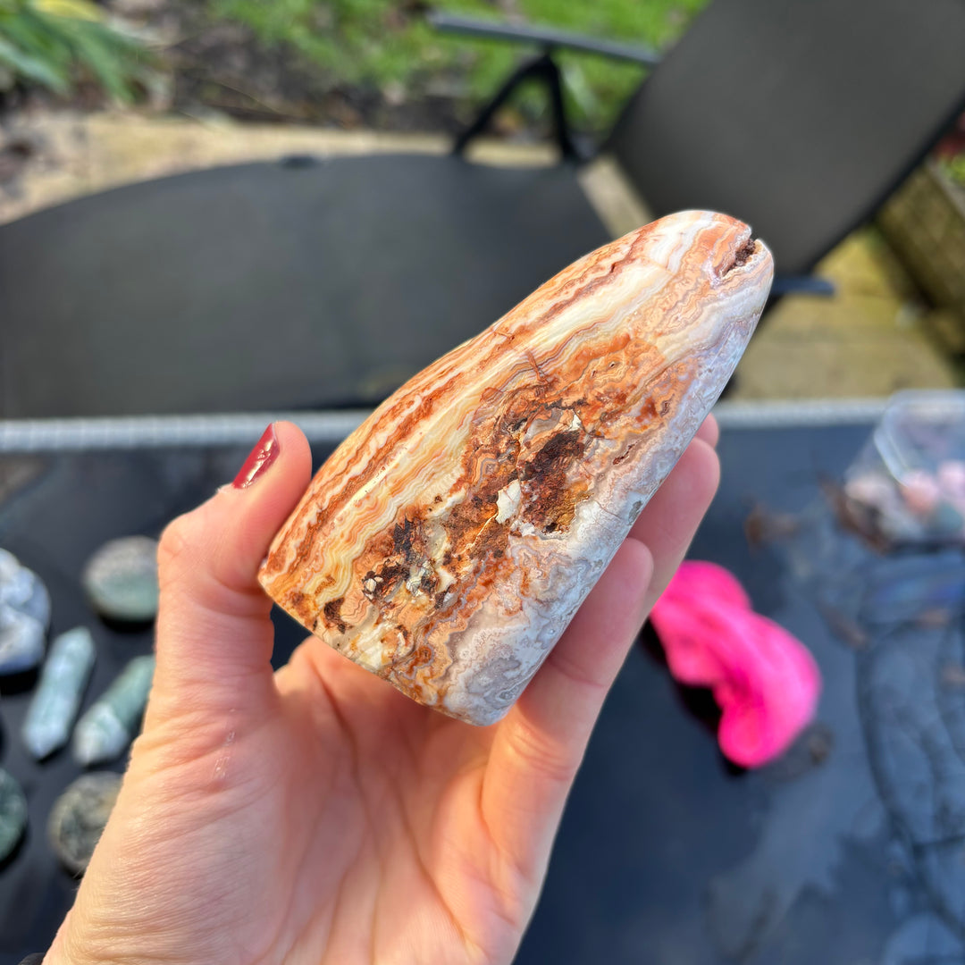 Cotton Candy Agate Freeform Crystal 02