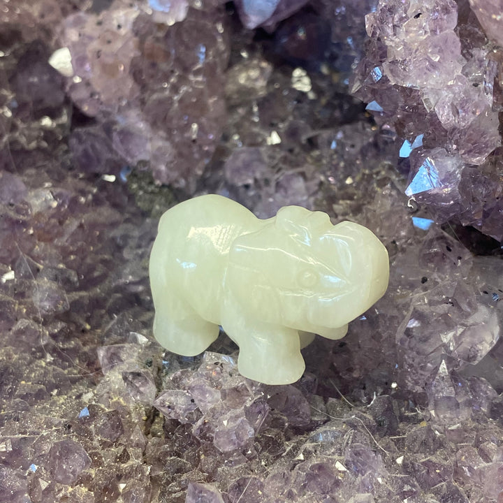 Jade Elephant Carving — Calm Strength &amp; Gentle Prosperity Energy